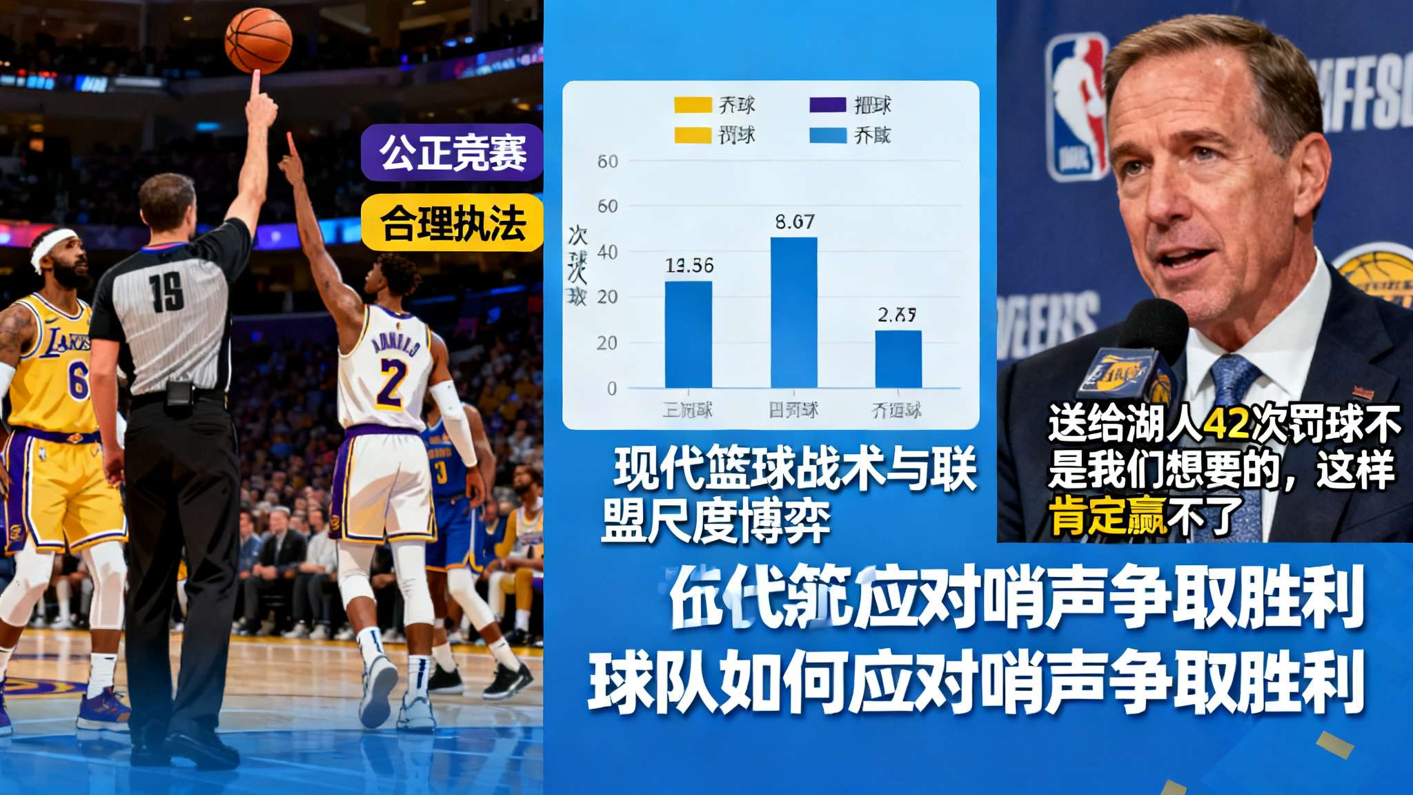 乔迪采访全文:送给湖人42次罚球不是我们想要的,这赢不了 在NBA季后赛激烈进行之际,裁判判罚成为很多场巅峰对决胜负天平上的关键砝码。而近
